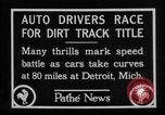 Standbild Cliff Woodbury gewinnt AAA Dirt Track Weltmeisterschaften Detroit Michigan USA, 1927, aus Sekunde 21 historischem Filmmaterial Videoclip 65675052487