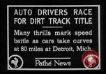 Standbild Cliff Woodbury gewinnt AAA Dirt Track Weltmeisterschaften Detroit Michigan USA, 1927, aus Sekunde 22 historischem Filmmaterial Videoclip 65675052487