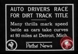 Standbild Cliff Woodbury gewinnt AAA Dirt Track Weltmeisterschaften Detroit Michigan USA, 1927, aus Sekunde 24 historischem Filmmaterial Videoclip 65675052487