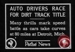 Standbild Cliff Woodbury gewinnt AAA Dirt Track Weltmeisterschaften Detroit Michigan USA, 1927, aus Sekunde 27 historischem Filmmaterial Videoclip 65675052487