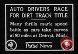 Standbild Cliff Woodbury gewinnt AAA Dirt Track Weltmeisterschaften Detroit Michigan USA, 1927, aus Sekunde 28 historischem Filmmaterial Videoclip 65675052487