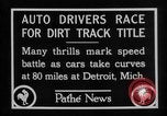 Standbild Cliff Woodbury gewinnt AAA Dirt Track Weltmeisterschaften Detroit Michigan USA, 1927, aus Sekunde 29 historischem Filmmaterial Videoclip 65675052487