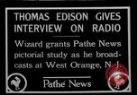 Immagine di Thomas Edison West Orange New Jersey USA, 1927, secondo 1 filmato di repertorio 65675052489