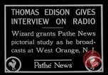 Immagine di Thomas Edison West Orange New Jersey USA, 1927, secondo 15 filmato di repertorio 65675052489