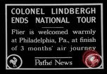 Image of Philadelphia arade for Charles Lindbergh Philadelphia Pennsylvania USA, 1927, second 1 stock footage video 65675052494
