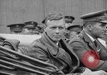 Image of Charles Lindbergh completes 3 month tour in New York Mitchel Field Long Island New York USA, 1927, second 45 stock footage video 65675052495