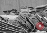 Image of Charles Lindbergh completes 3 month tour in New York Mitchel Field Long Island New York USA, 1927, second 46 stock footage video 65675052495
