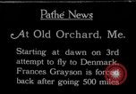 Image femme pilote Frances Grayson Old Orchard Maine USA, 1927, de la seconde 1 séquences d'archives historiques vidéo 65675052496