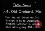 Image femme pilote Frances Grayson Old Orchard Maine USA, 1927, de la seconde 13 séquences d'archives historiques vidéo 65675052496