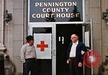 Image of Pennington County Courthouse Rapid City South Dakota USA, 1972, second 10 stock footage video 65675052511