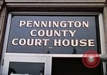 Image of Pennington County Courthouse Rapid City South Dakota USA, 1972, second 20 stock footage video 65675052511