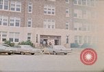 Image of Salvation Army shelter at Rapid City High School following flood Rapid City South Dakota USA, 1972, second 1 stock footage video 65675052512