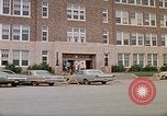 Image of Salvation Army shelter at Rapid City High School following flood Rapid City South Dakota USA, 1972, second 4 stock footage video 65675052512