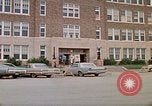 Image of Salvation Army shelter at Rapid City High School following flood Rapid City South Dakota USA, 1972, second 5 stock footage video 65675052512