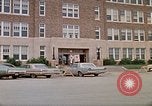 Image of Salvation Army shelter at Rapid City High School following flood Rapid City South Dakota USA, 1972, second 6 stock footage video 65675052512