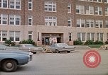 Image of Salvation Army shelter at Rapid City High School following flood Rapid City South Dakota USA, 1972, second 8 stock footage video 65675052512