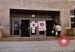 Image of Salvation Army shelter at Rapid City High School following flood Rapid City South Dakota USA, 1972, second 12 stock footage video 65675052512