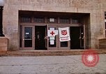 Image of Salvation Army shelter at Rapid City High School following flood Rapid City South Dakota USA, 1972, second 21 stock footage video 65675052512