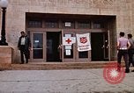 Image of Salvation Army shelter at Rapid City High School following flood Rapid City South Dakota USA, 1972, second 25 stock footage video 65675052512