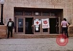 Image of Salvation Army shelter at Rapid City High School following flood Rapid City South Dakota USA, 1972, second 26 stock footage video 65675052512