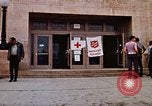 Image of Salvation Army shelter at Rapid City High School following flood Rapid City South Dakota USA, 1972, second 27 stock footage video 65675052512