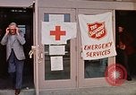 Image of Salvation Army shelter at Rapid City High School following flood Rapid City South Dakota USA, 1972, second 31 stock footage video 65675052512