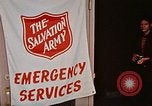 Image of Salvation Army shelter at Rapid City High School following flood Rapid City South Dakota USA, 1972, second 40 stock footage video 65675052512