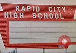 Image of Salvation Army shelter at Rapid City High School following flood Rapid City South Dakota USA, 1972, second 59 stock footage video 65675052512