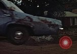 Image of trucks hauling wrecked cars Rapid City South Dakota USA, 1972, second 51 stock footage video 65675052517