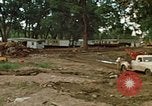 Image of wrecked trailer homes Rapid City South Dakota USA, 1972, second 7 stock footage video 65675052518