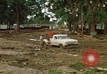 Image of wrecked trailer homes Rapid City South Dakota USA, 1972, second 10 stock footage video 65675052518