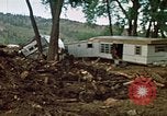 Image of wrecked trailer homes Rapid City South Dakota USA, 1972, second 14 stock footage video 65675052518
