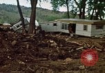 Image of wrecked trailer homes Rapid City South Dakota USA, 1972, second 19 stock footage video 65675052518