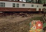Image of wrecked trailer homes Rapid City South Dakota USA, 1972, second 21 stock footage video 65675052518
