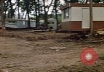 Image of wrecked trailer homes Rapid City South Dakota USA, 1972, second 24 stock footage video 65675052518