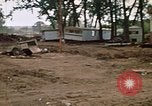 Image of wrecked trailer homes Rapid City South Dakota USA, 1972, second 25 stock footage video 65675052518