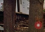 Image of wrecked trailer homes Rapid City South Dakota USA, 1972, second 33 stock footage video 65675052518