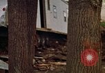 Image of wrecked trailer homes Rapid City South Dakota USA, 1972, second 34 stock footage video 65675052518