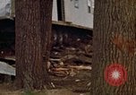 Image of wrecked trailer homes Rapid City South Dakota USA, 1972, second 36 stock footage video 65675052518