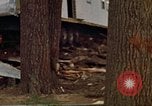 Image of wrecked trailer homes Rapid City South Dakota USA, 1972, second 38 stock footage video 65675052518