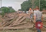 Image of wrecked trailer homes Rapid City South Dakota USA, 1972, second 42 stock footage video 65675052518