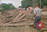 Image of wrecked trailer homes Rapid City South Dakota USA, 1972, second 44 stock footage video 65675052518
