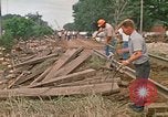 Image of wrecked trailer homes Rapid City South Dakota USA, 1972, second 45 stock footage video 65675052518