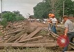 Image of wrecked trailer homes Rapid City South Dakota USA, 1972, second 51 stock footage video 65675052518