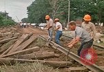 Image of wrecked trailer homes Rapid City South Dakota USA, 1972, second 55 stock footage video 65675052518