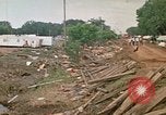 Image of wrecked trailer homes Rapid City South Dakota USA, 1972, second 58 stock footage video 65675052518