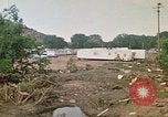Image of wrecked trailer homes Rapid City South Dakota USA, 1972, second 61 stock footage video 65675052518