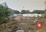 Image of wrecked trailer homes Rapid City South Dakota USA, 1972, second 62 stock footage video 65675052518
