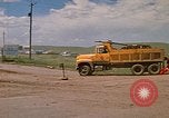 Image of bulldozers Rapid City South Dakota USA, 1972, second 46 stock footage video 65675052519