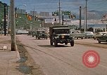 Image convoi de camions de la Garde nationale Rapid City South Dakota USA, 1972, de la seconde 5 séquences d'archives historiques vidéo 65675052523